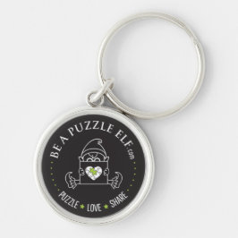 Chaveiro Seja um Elfo de Puzzle – PUZZLE. AMOR. COMPARTILHE