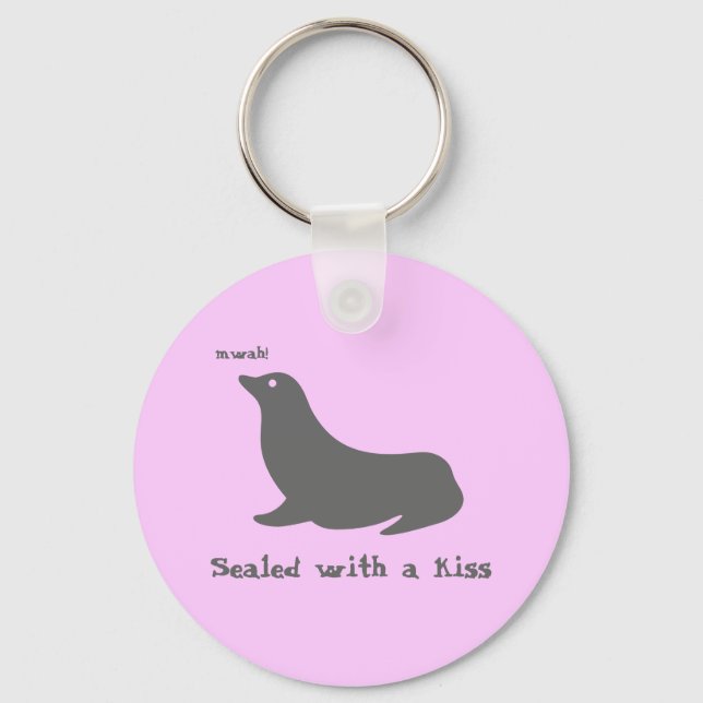 Chaveiro Selado com um beijo (Frente)