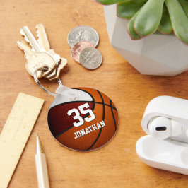 Chaveiro seleção de basquetebol branco maroon - cores favor