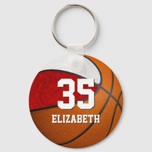 Chaveiro seleção de garotas brancas de basquete