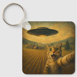 Chaveiro Selfie De Gato Com Presentes De Gato Engraçado De 