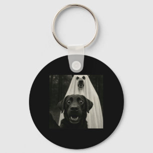 Chaveiro Selfie de Halloween do Black Lab com Fantasia de F