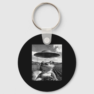 Chaveiro Selfie de sapo com ufo meme engraçado de sapo