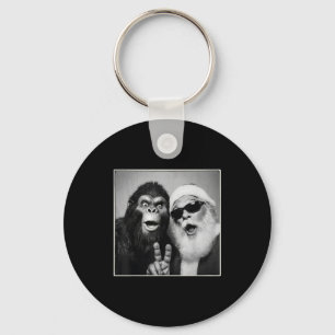 Chaveiro Selfie do Papai Noel Pé Grande Natal Engraçado Sas