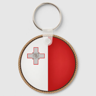 Chaveiro Selo de Bandeira de Malta legal
