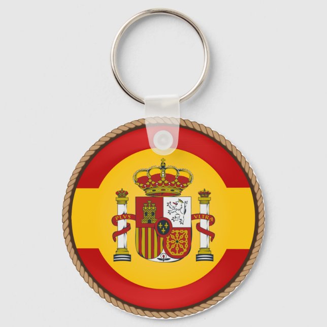 Chaveiro Selo do Sinalizador de Espanha legal (Frente)