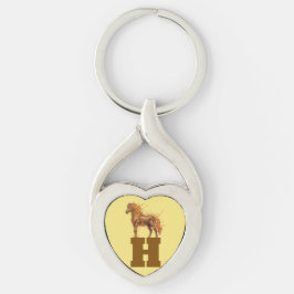 Chaveiro Selo Espírito Selvagem – Arte de Cavalos Majestoso