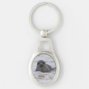 Chaveiro Selo - Imagem Animal Fotográfica Oval Metal Chavei