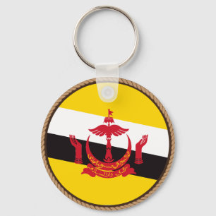 Chaveiro Selo legal da bandeira de Brunei