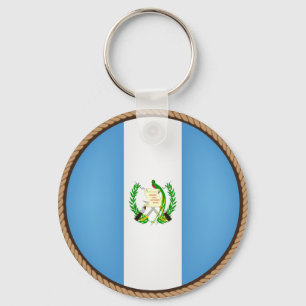Chaveiro Selo legal da bandeira de Guatemala