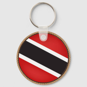 Chaveiro Selo legal da bandeira de Trinidad and Tobago
