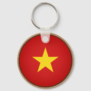 Chaveiro Selo legal da bandeira de Vietnam