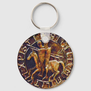 Chaveiro Selo medieval dos cavaleiros Templar