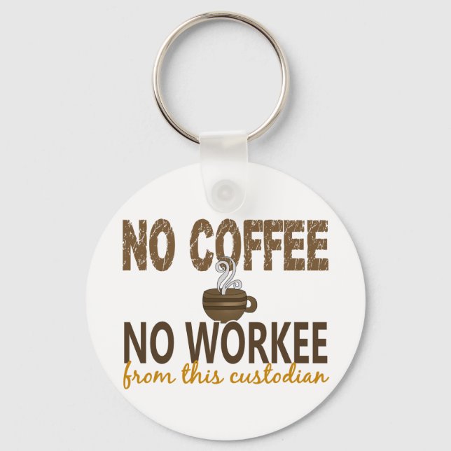Chaveiro Sem Café Sem Guarda de Trabalho (Frente)