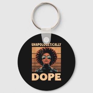 Chaveiro Sem desculpas Mulher Afro Vintage 70s