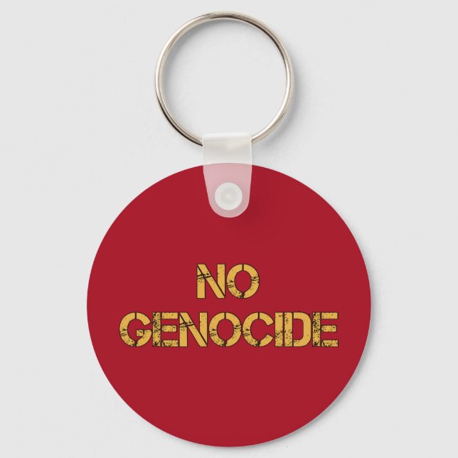 Chaveiro SEM Genocídio | Diga não ao genocídio | STOP Genoc (Frente)
