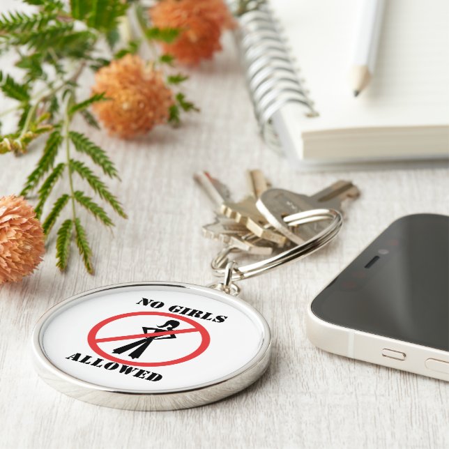 Chaveiro Sem Meninas Permitidas (Lateral)