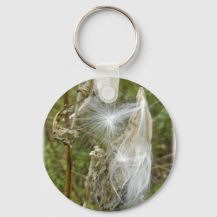 Chaveiro Sementes do Milkweed que coordenam artigos