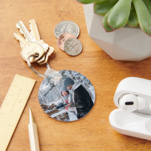 Chaveiro Sempre juntos impressão metálica impressão acrílic