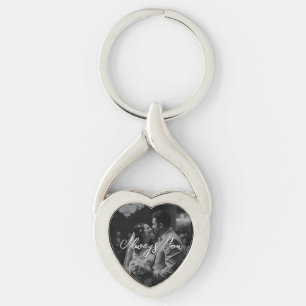 Chaveiro “Sempre Você” Pulseira com a Foto do Seu Casamento