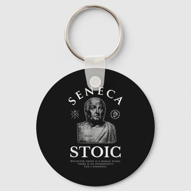 Chaveiro Seneca Cita "Oportunidade Para Uma Bondade" Estaci (Frente)