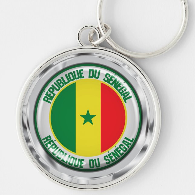 Chaveiro Senegal Round Emblem (Frente)