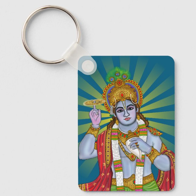 Chaveiro Senhor Krishna  (Frente)