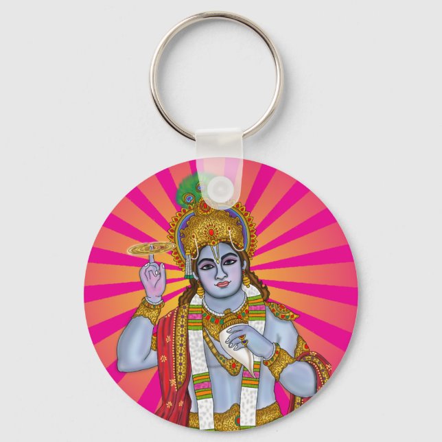 Chaveiro Senhor Krishna  (Frente)