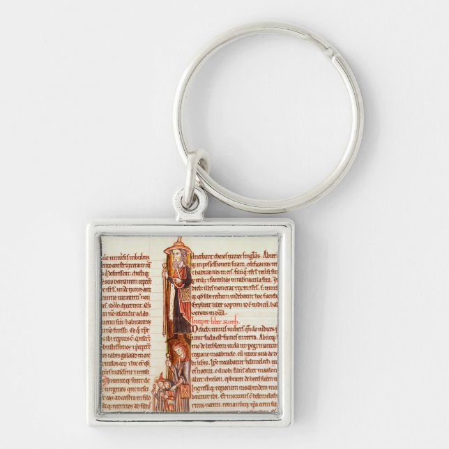 Chaveiro Senhora 21 fol.97 Ruth e Boaz, de uma bíblia (Frente)