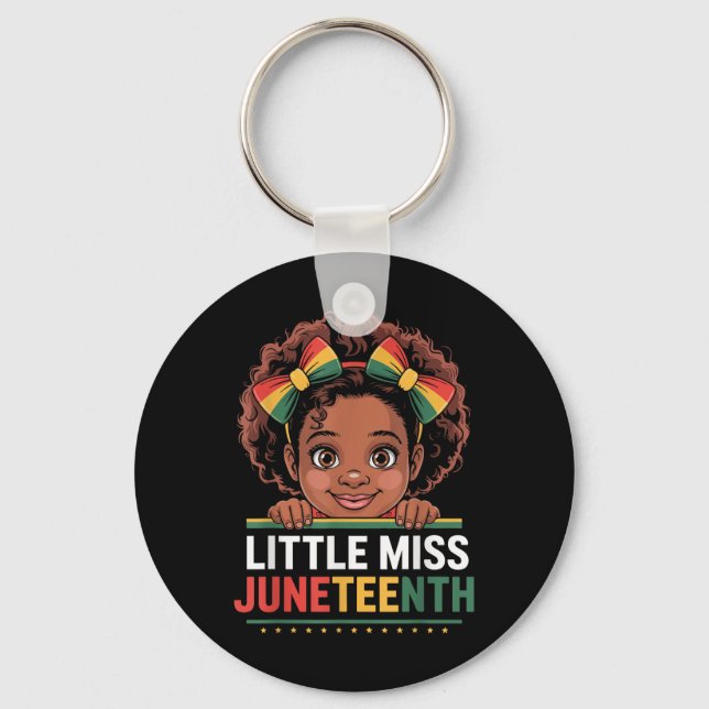 Chaveiro Senhora Juneteenth Liberdade Negra Americana Afric (Frente)