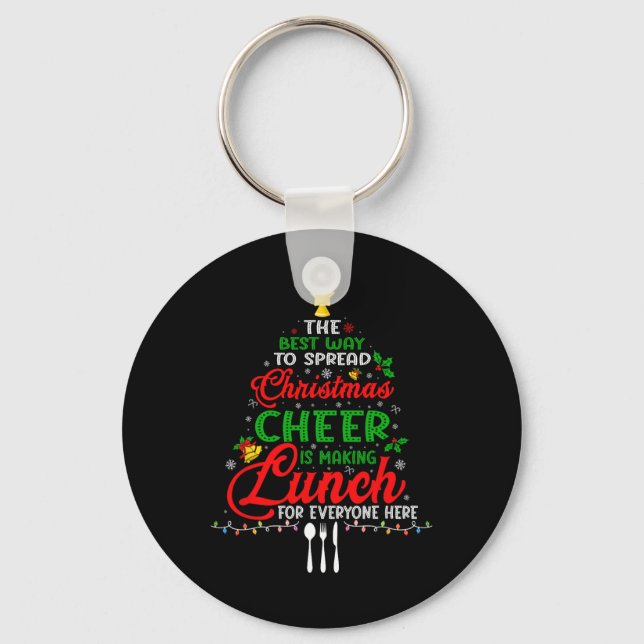 Chaveiro Senhorita Almoço Natal Xmas Cafeteria da Escola Al (Frente)