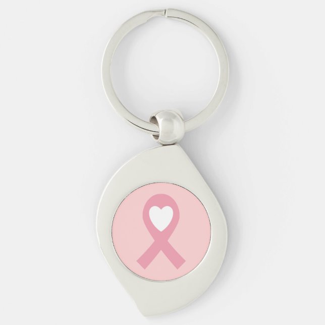 Chaveiro Sensibilização do Cancer da Mama (Frente)