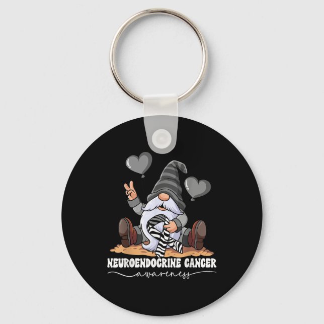 Chaveiro Sensibilização dos Canceres neuroendócrinos (Frente)