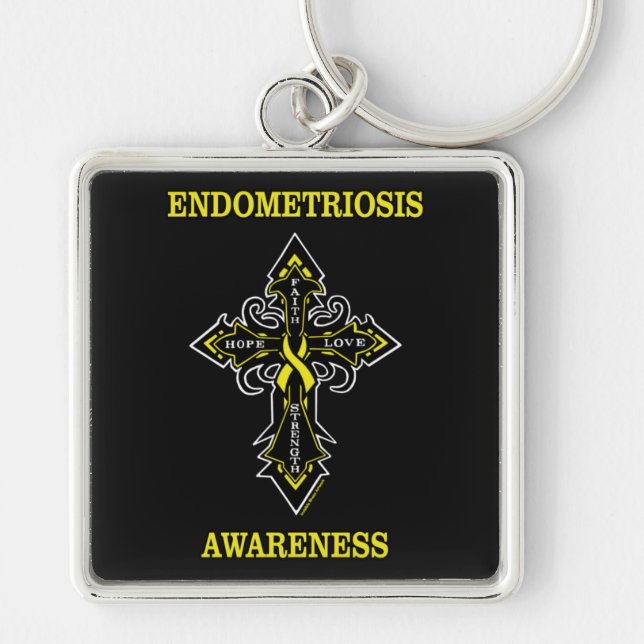 Chaveiro Sensibilização/Endometriose (Frente)
