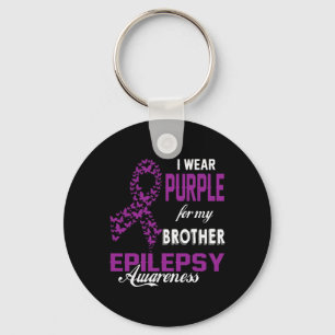 Chaveiro Sensibilização Epilepsia Eu Visto Roxo Para Meu Ir