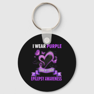 Chaveiro Sensibilização Epilepsia Eu Visto Roxo Para Meu Me