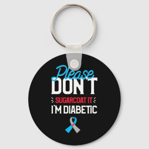 Chaveiro Sensibilização para a Diabetes Tipo 1 Por favor nã