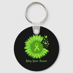 Chaveiro Sensibilização para a doença renal Sunflower Mãe G