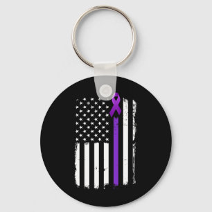 Chaveiro Sensibilização para a Epilepsia Bandeira Americana