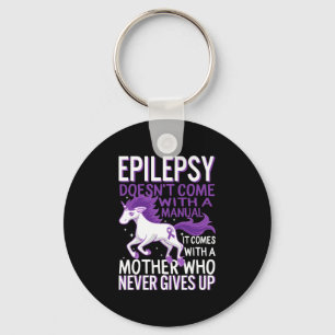 Chaveiro Sensibilização para a Epilepsia Unicórnio Convulsõ