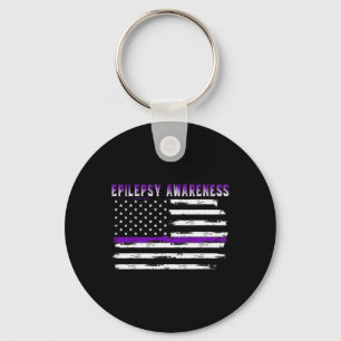 Chaveiro Sensibilização Para A Epilepsia Usa Sinalizador Da