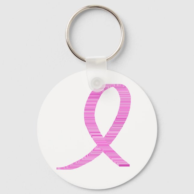Chaveiro Sensibilização para o Cancer da Mama Pinkt Ribbon (Frente)