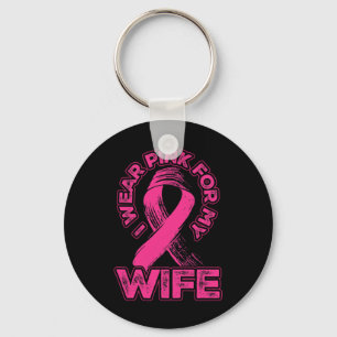 Chaveiro Sensibilização para o Cancer das mães Eu Visto ros