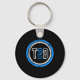 Chaveiro Sensibilização para o emblema azul T2D Tipo 2