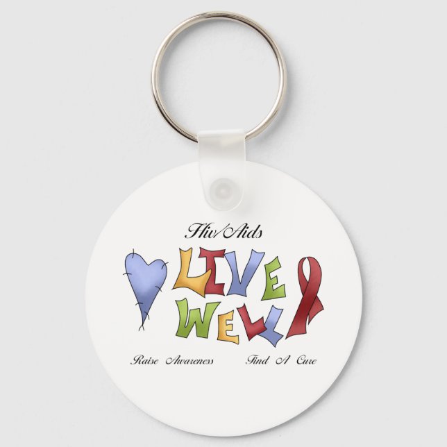 Chaveiro Sensibilização para o VIH/SIDA (Frente)