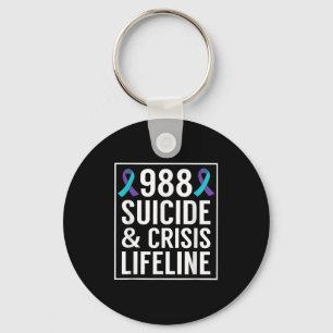 Chaveiro Sensibilização Suicida - Camisa 988 - Prevenção ao