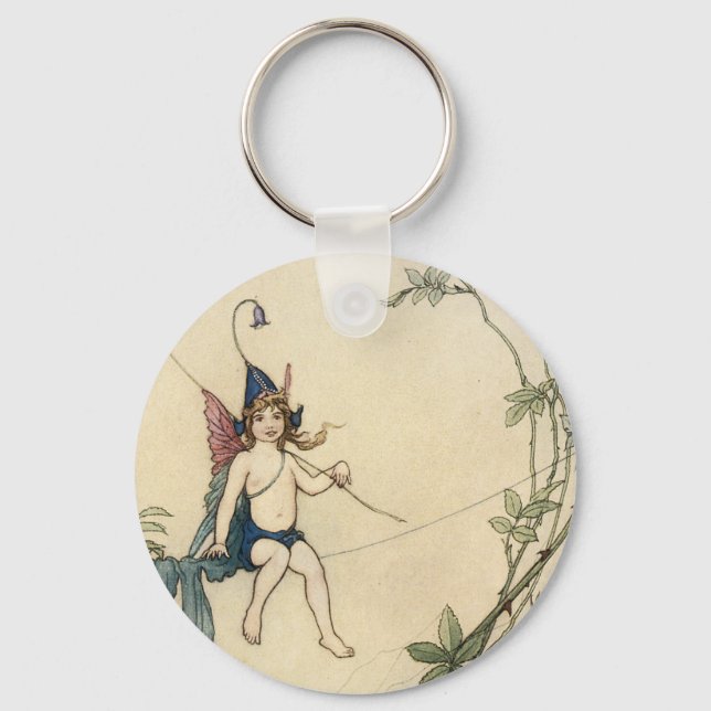 Chaveiro Sentado no fio de uma aranha (Frente)