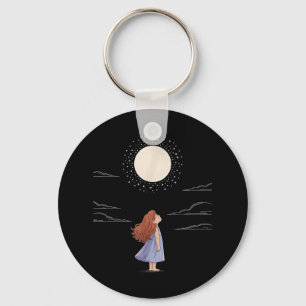 Chaveiro Sentimentos de lua cheia Design Astrologia Espaço