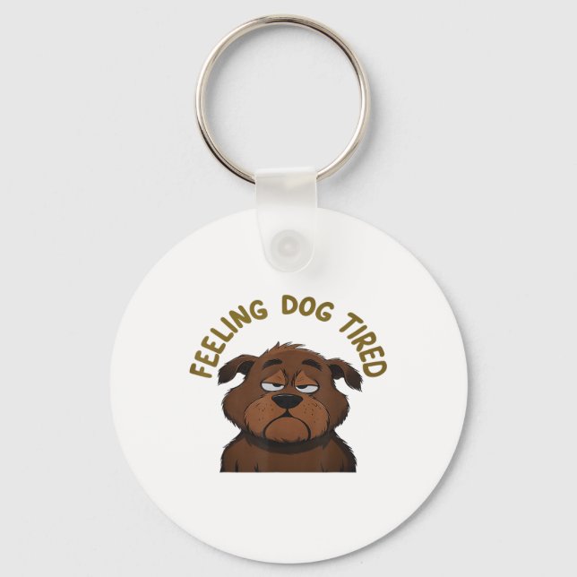 Chaveiro Sentir Cachorro Cansado (Frente)