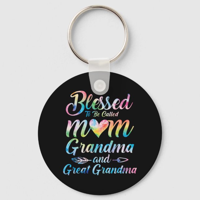 Chaveiro Ser chamada de Mãe Vovó Excelente Da Vovó Mãe (Frente)